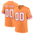 Davalo Custom TB.Buccaneers Orange Throwback Home Game Any Name & Numbers Stitched Jerseys