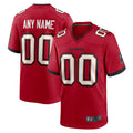 Davalo Custom TB.Buccaneers Red Replica Game Stitched Jerseys