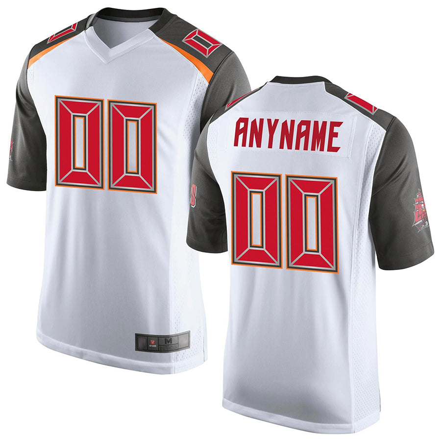 Davalo Custom TB.Buccaneers White Game Stitched Jerseys