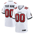Davalo Custom TB.Buccaneers White Replica Game Stitched Jerseys