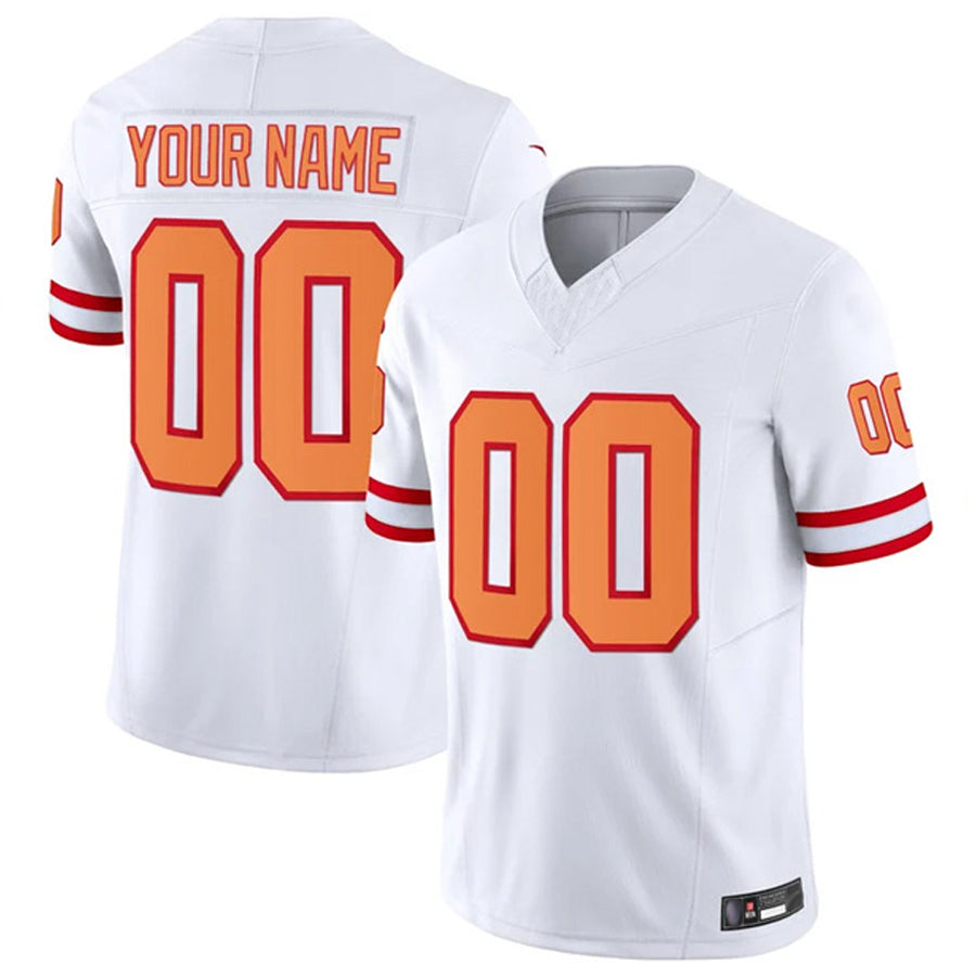 Davalo Custom TB.Buccaneers White Vapor F.U.S.E. Limited Stitched Jerseys