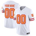 Davalo Custom TB.Buccaneers White Vapor F.U.S.E. Limited Stitched Jerseys