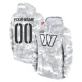 Davalo Custom W.Commanders Arctic Camo Limited Salute to Service Pullover Hoodies Game Any Name & Numbers Stitched Jerseys