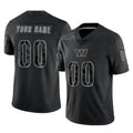 Davalo Custom W.Commanders Black Limited Reflective Home Game Any Name & Numbers Stitched Jerseys