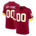 Davalo Custom W.Commanders Burgundy Game Home Any Name & Numbers Stitched Jerseys