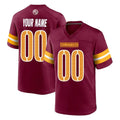 Davalo Custom W.Commanders Burgundy Home Game Any Name & Numbers Stitched Jerseys
