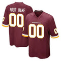 Davalo Custom W.Commanders Burgundy Team Color Home Game Any Name & Numbers Stitched Jerseys