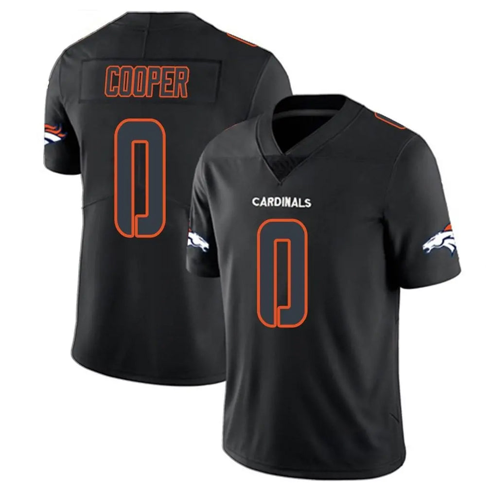 Davalo D.Broncos #0 Jonathon Cooper Player Black Impact Limited Game Stitched Jerseys