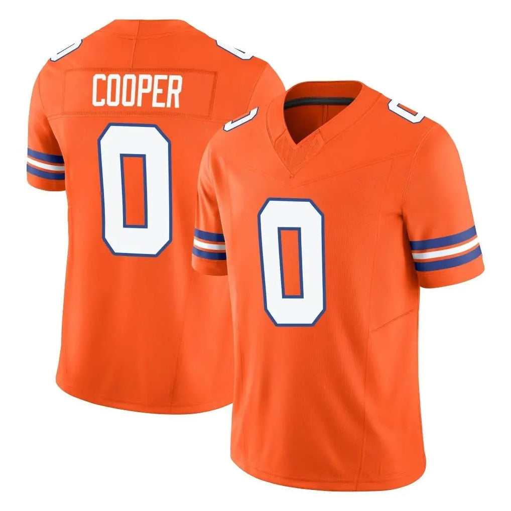 Davalo D.Broncos #0 Jonathon Cooper Player Orange Limited Alternate Vapor F.U.S.E. Throwback Game Stitched Jerseys
