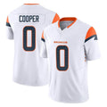 Davalo D.Broncos #0 Jonathon Cooper Player White Limited Vapor F.U.S.E. Home Game Stitched Jerseys