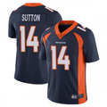 Davalo D.Broncos #14 Courtland Sutton Player Navy Limited Stitched Jerseys