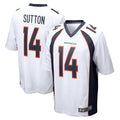 Davalo D.Broncos #14 Courtland Sutton Player White Game Stitched Jerseys