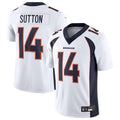Davalo D.Broncos #14 Courtland Sutton Player White Replica Game Stitched Jerseys