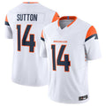 Davalo D.Broncos #14 Courtland Sutton White Vapor F.U.S.E. Limited Jersey American Stitched Jerseys