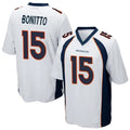 Davalo D.Broncos #15 Nik Bonitto Player White Game Stitched Jerseys