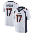 Davalo D.Broncos #17 Jaylen Waddle Player White Vapor Untouchable Limited Home Game Stitched Jerseys