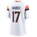 Davalo D.Broncos #17 Jaylen Waddle White Game Stitched Jerseys