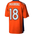Davalo D.Broncos #18 Peyton Manning Mitchell & Ness Orange Big & Tall 2015 Retired Player Replica Stitched Puhic Jersey