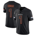 Davalo D.Broncos #1 Evan Engram Player Black Impact Limited Game Stitched Jerseys