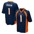 Davalo D.Broncos #1 Evan Engram Player Navy Game Stitched Jerseys