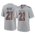Davalo D.Broncos #21 Riley Moss Player Gray Atmosphere Fashion Limited Game Stitched Jerseys
