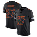 Davalo D.Broncos #27 J.K. Dobbins Player Black Impact Limited Game Stitched Jerseys