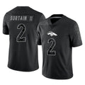 Davalo D.Broncos #2 Pat Surtain II Player Black Reflective Limited Stitched Jerseys