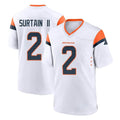 Davalo D.Broncos #2 Pat Surtain II Player White Home Game Stitched Jerseys