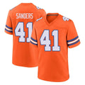 Davalo D.Broncos #41 Drew Sanders Player Orange Alternate Collection Throwback Game Stitched Jerseys
