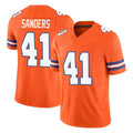 Davalo D.Broncos #41 Drew Sanders Player Orange Limited Alternate Vapor F.U.S.E. Throwback Game Stitched Jerseys