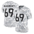 Davalo D.Broncos #69 Mike McGlinchey Player Arctic Camo Salute To Service Limited Stitched Jerseys