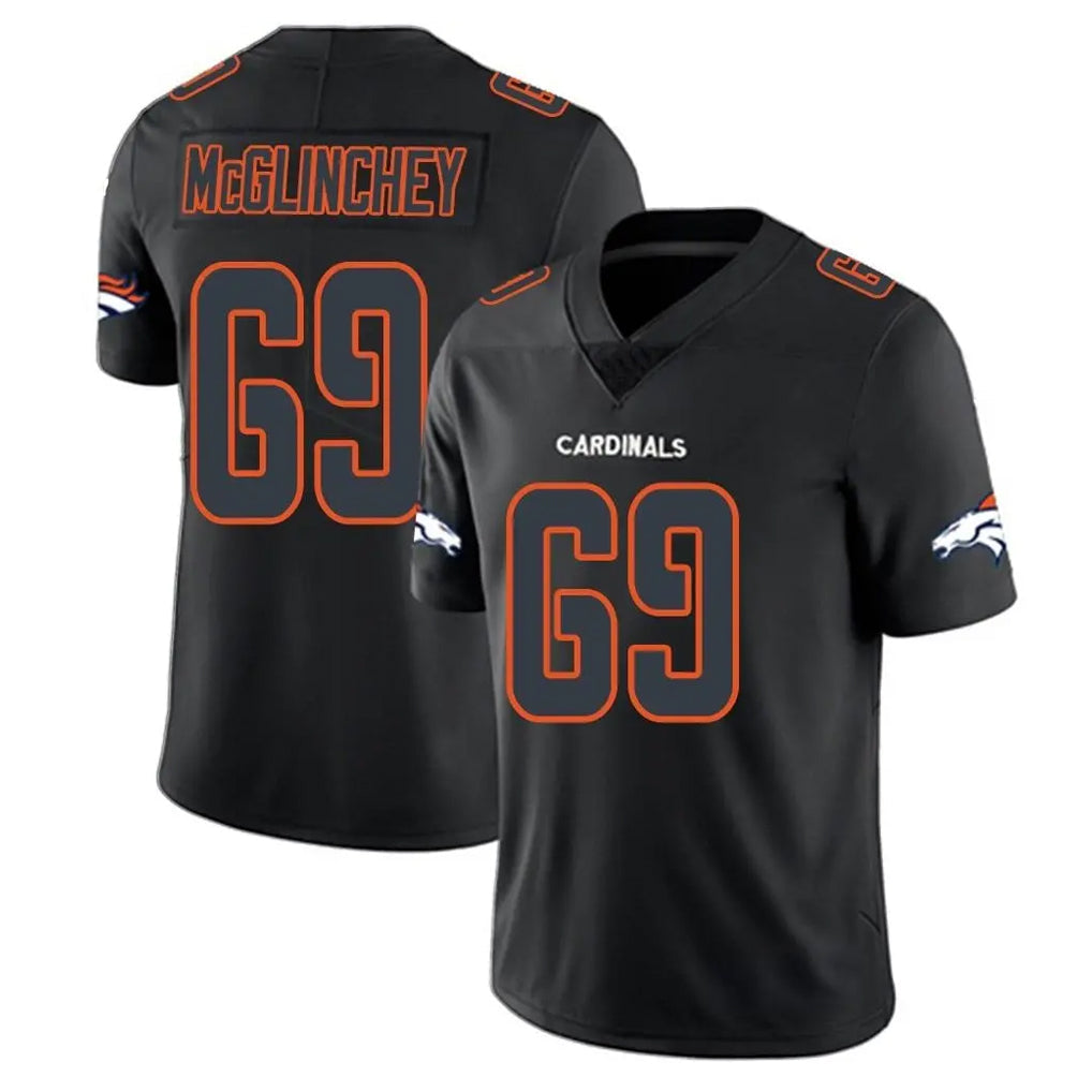 Davalo D.Broncos #69 Mike McGlinchey Player Black Impact Limited Game Stitched Jerseys