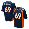 Davalo D.Broncos #69 Mike McGlinchey Player Navy Game Stitched Jerseys