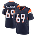 Davalo D.Broncos #69 Mike McGlinchey Player Navy Home Game Stitched Jerseys