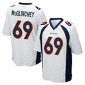 Davalo D.Broncos #69 Mike McGlinchey Player White Game Stitched Jerseys