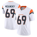 Davalo D.Broncos #69 Mike McGlinchey Player White Limited Vapor F.U.S.E. Home Game Stitched Jerseys