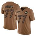 Davalo D.Broncos #77 Quinn Meinerz Player Brown Salute To Service Limited Stitched Jerseys