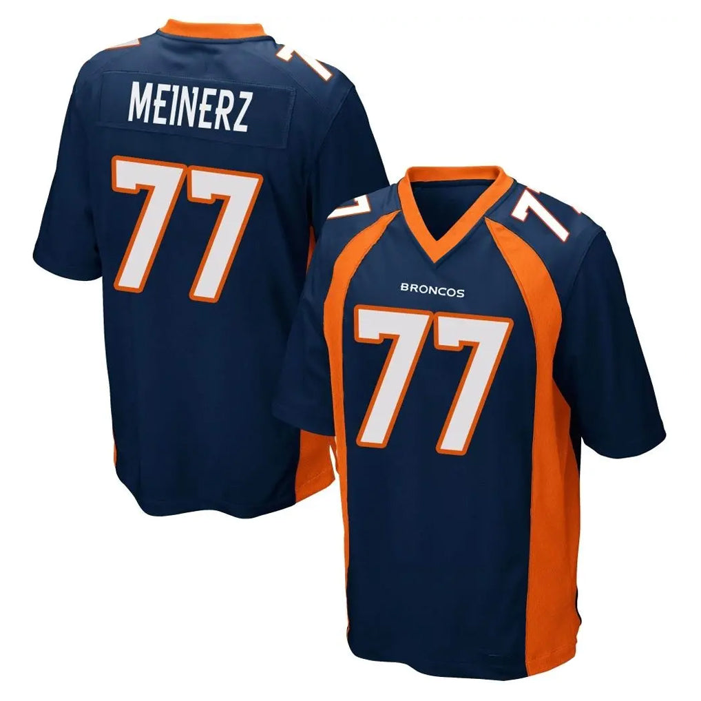 Davalo D.Broncos #77 Quinn Meinerz Player Navy Game Stitched Jerseys