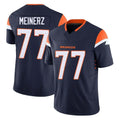 Davalo D.Broncos #77 Quinn Meinerz Player Navy Limited Vapor F.U.S.E. Home Game Stitched Jerseys