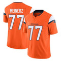 Davalo D.Broncos #77 Quinn Meinerz Player Orange Vapor F.U.S.E. Limited Home Game Stitched Jerseys