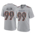 Davalo D.Broncos #99 Zach Allen Player Gray Atmosphere Fashion Limited Game Stitched Jerseys