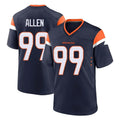 Davalo D.Broncos #99 Zach Allen Player Navy Home Game Stitched Jerseys