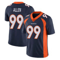 Davalo D.Broncos #99 Zach Allen Player Navy Vapor Untouchable Limited Game Stitched Jerseys
