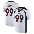 Davalo D.Broncos #99 Zach Allen Player White Vapor Untouchable Limited Home Game Stitched Jerseys