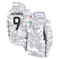 Davalo D.Broncos #9 Talanoa Hufanga Player Arctic Camo Salute to Service Hoodies Limited Game Stitched Jerseys