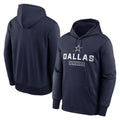 Davalo D.Cowboys Navy Toss Sweep Performance Pullover Hoodie Limited Blank Player Stitched Jerseys
