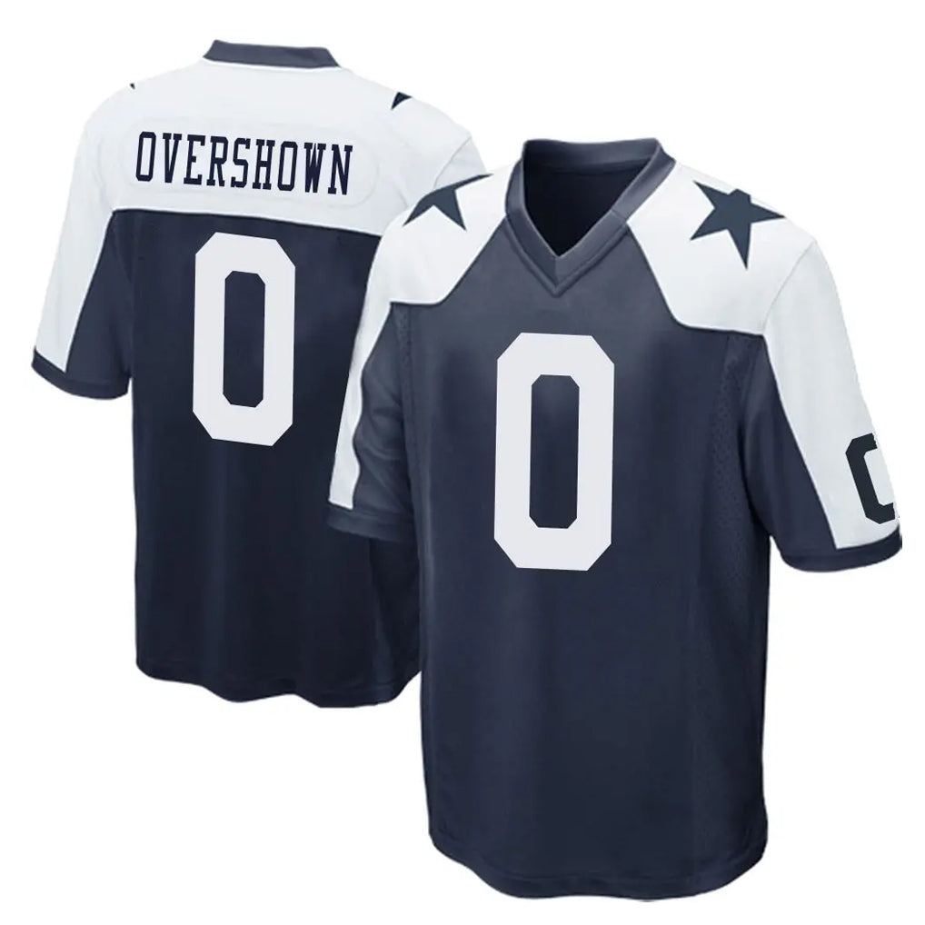 Davalo D.Cowboys #0 DeMarvion Overshown Player Navy-White Alternate Home Game Stitched Jerseys
