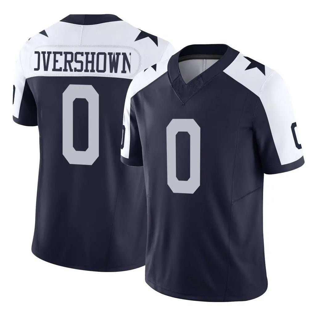 Davalo D.Cowboys #0 DeMarvion Overshown Player Navy-White Limited Alternate Vapor F.U.S.E. Home Game Stitched Jerseys