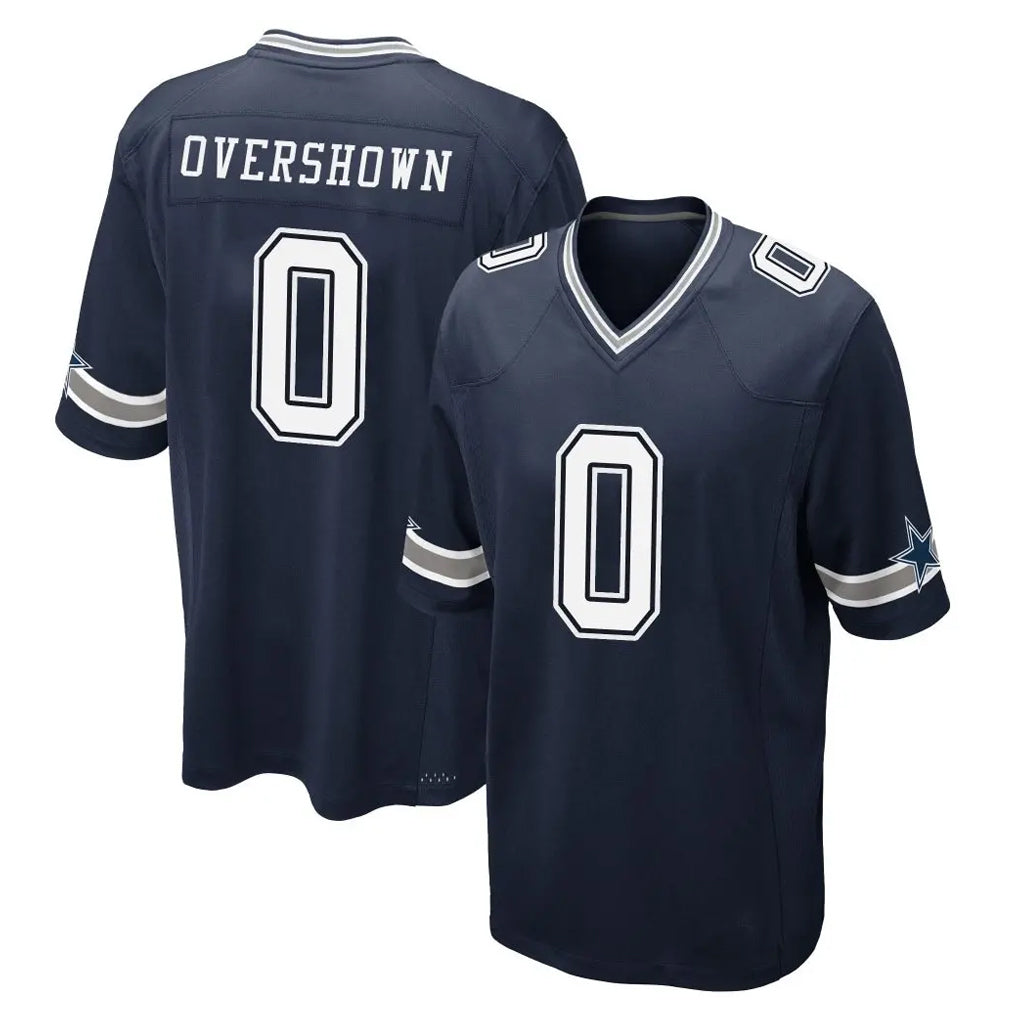Davalo D.Cowboys #0 DeMarvion Overshown Player Navy Home Game Stitched Jerseys