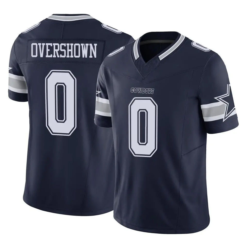 Davalo D.Cowboys #0 DeMarvion Overshown Player Navy Limited Vapor F.U.S.E. Home Game Stitched Jerseys